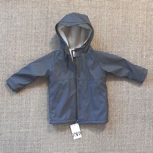 NWT Zara sherpa lined raincoat 2-3 yrs
